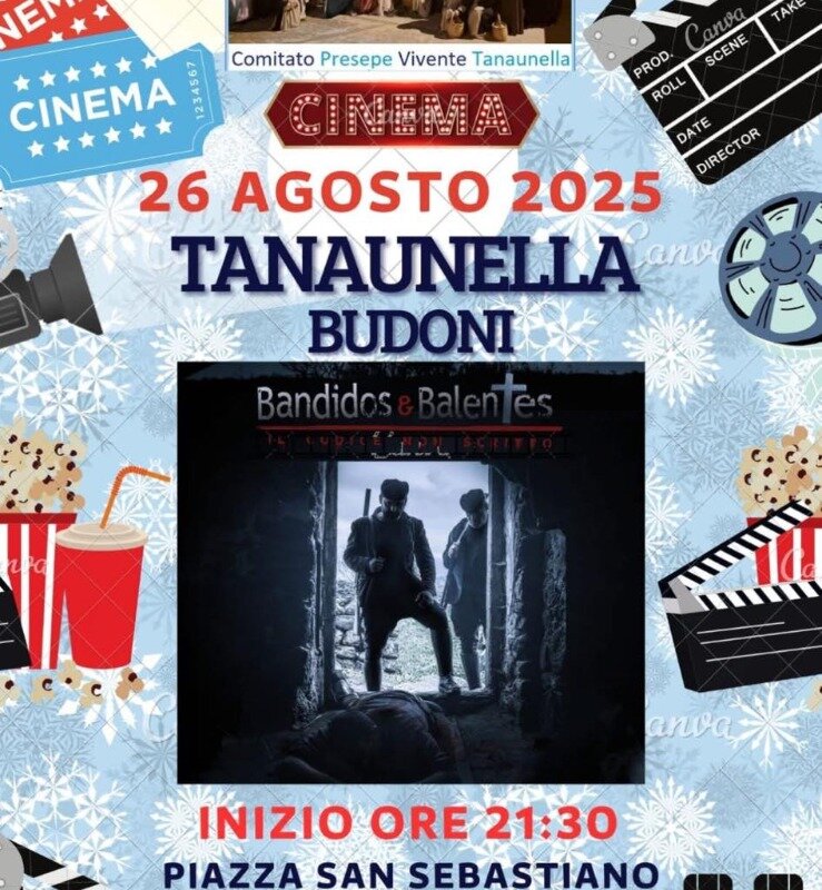 Serata Proiezione Film Tanaunella 26 Agosto