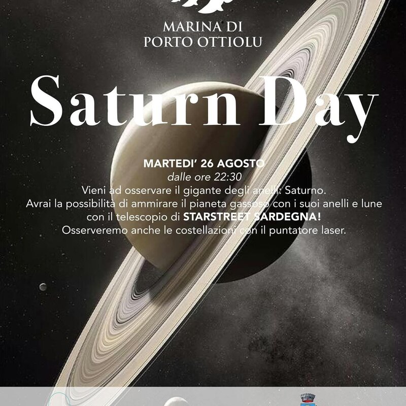 Serata Saturn Day 26 Agosto Porto Ottiolu