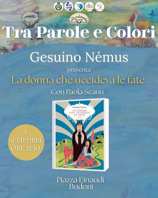 Tra Parole E Colori Presentazione Libro Gesuino Némus 5 Settembre